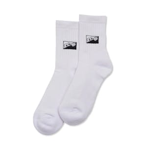 Last Resort Heel Tab Socks - White