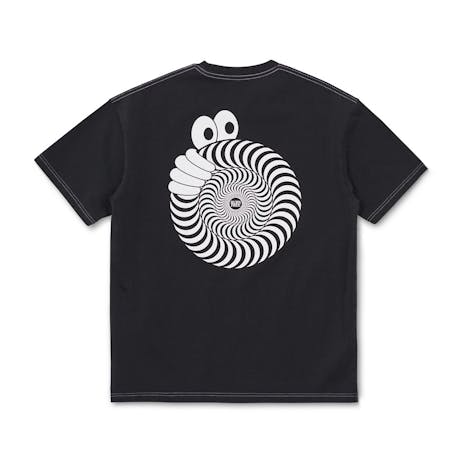 Last Resort x Spitfire Swirl T-Shirt - Black