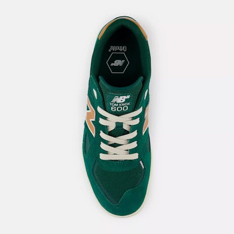 New Balance NM600 Tom Knox Skate Shoe - Marsh Green/Tan