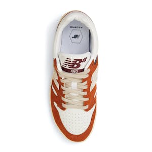 New Balance NM480 Skate Shoe - Rust/White