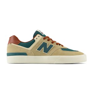 New Balance NM574 Skate Shoe - Tan/Sage