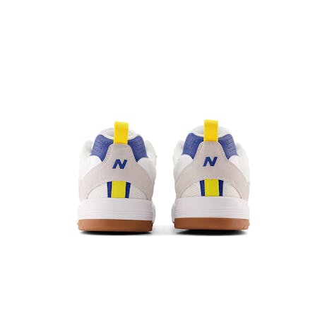 New Balance Tiago NM808 Skate Shoe - White/Blue/Yellow