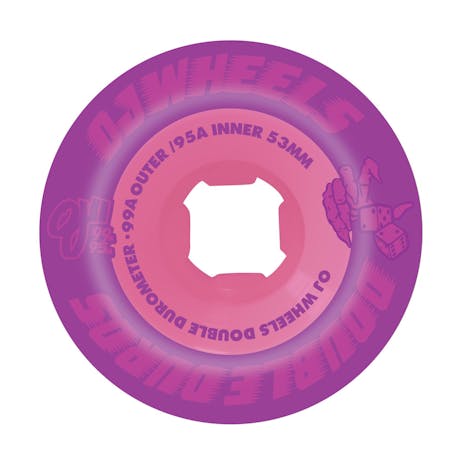 OJ Double Duro 53mm Skateboard Wheels - Purple