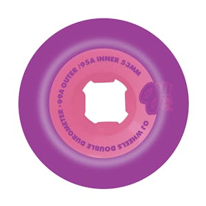 OJ Double Duro 53mm Skateboard Wheels - Purple