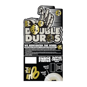 OJ Double Duro 58mm Skateboard Wheels - White