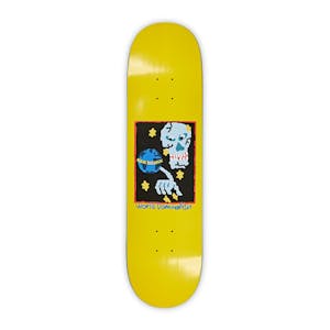 Polar Rozenberg World Domination 8.38” Skateboard Deck - Yellow