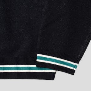 Pass~Port Antler Knit Sweater - Black/Teal