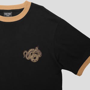 Pass~Port Coiled T-Shirt - Black