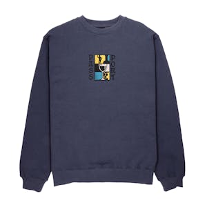 Pass~Port Dine ‘Em Embroidery Sweater - Dusty Blue