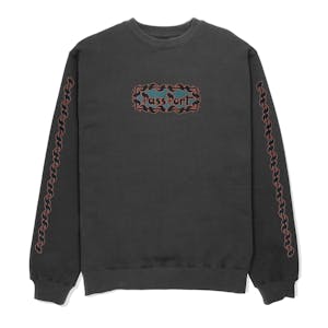 Pass~Port Pattoned Embroidery Sweater - Tar
