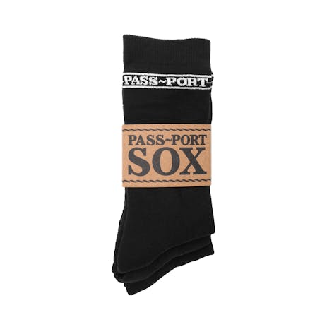 Pass~Port Hi 3-Pack Socks - Black