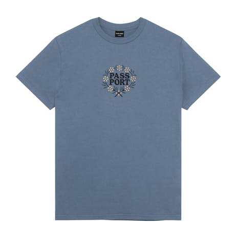 Pass~Port Wattle T-Shirt - Stonewash Blue