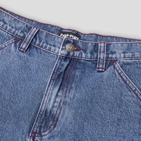 Pass~Port Workers Club Jeans - Washed Dark Indigo