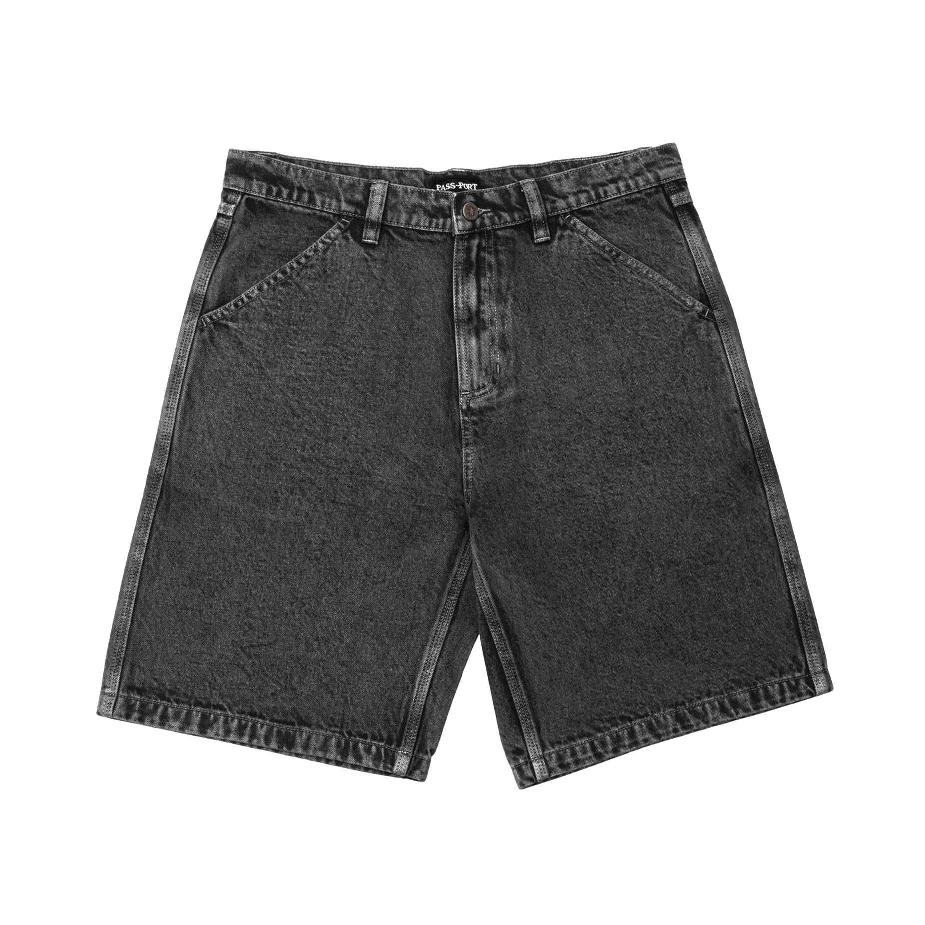 PASSPORT DENIM SHORTS GREY OVERDYE