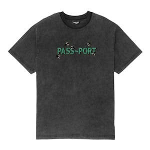 Pass~Port Wot Flies T-Shirt - Black Acid
