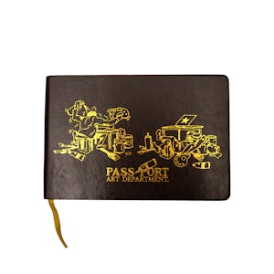 Pass~Port Art Department Sketchbook - Brown/Gold