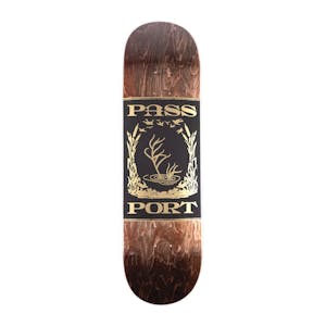 PASS~PORT Embossed 8.6” Skateboard Deck - Everglade