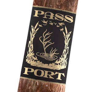 PASS~PORT Embossed 8.6” Skateboard Deck - Everglade