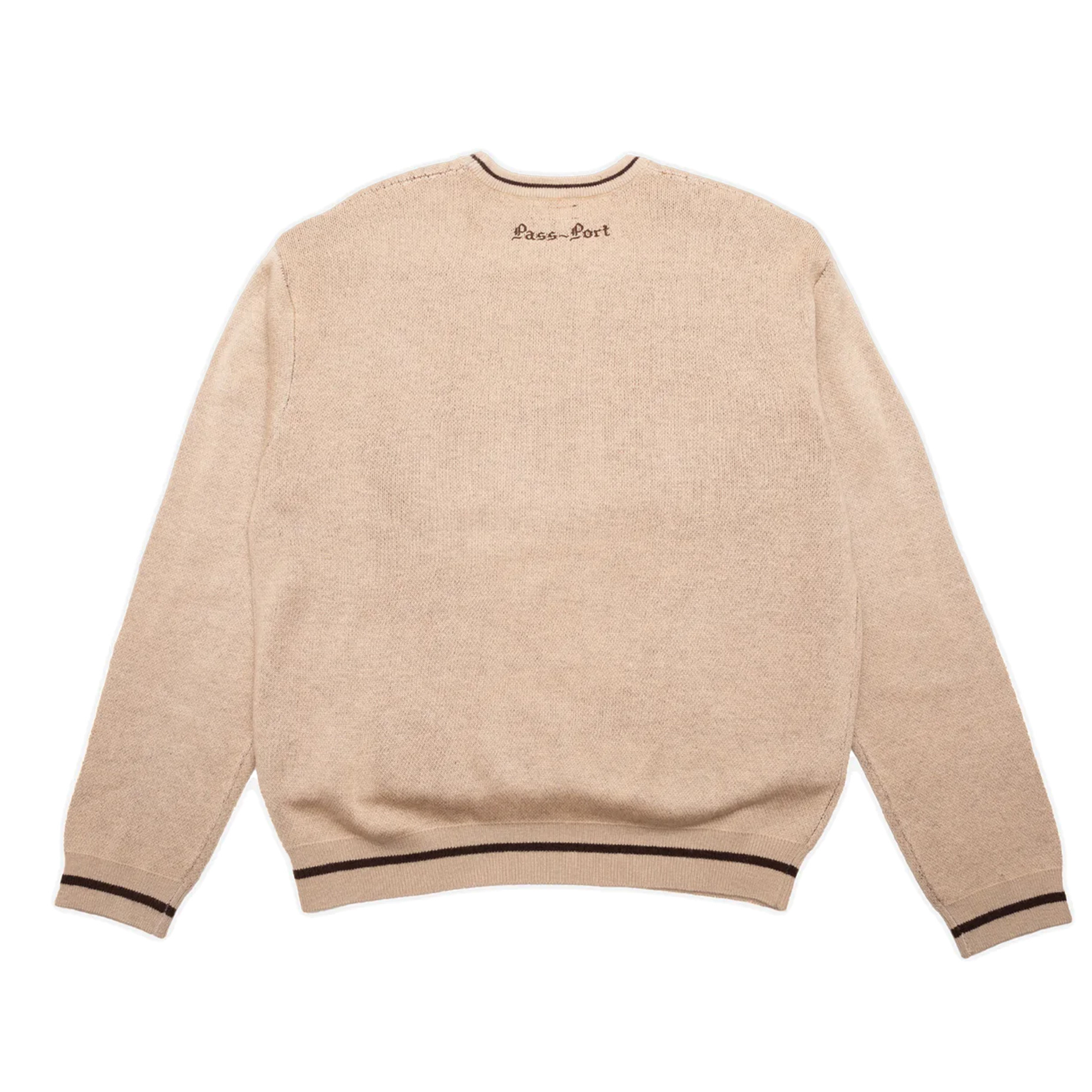 Pass~Port Kings Cross Fountain Mohair Sweater - Cream | BOARDWORLD