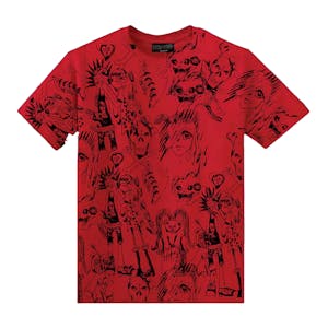 Personal Allover Print T-Shirt - Red