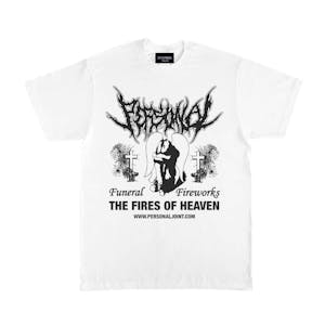 Personal Funeral Fireworks T-Shirt - White