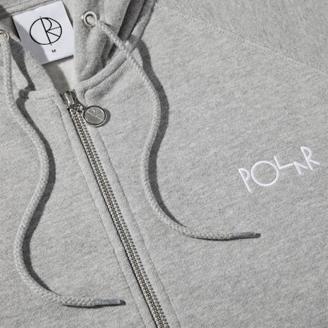 Polar Default Zip Hoodie - Heather Grey