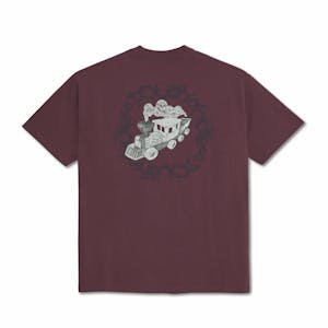 Polar Hijack T-Shirt - Plum