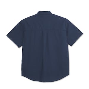 Polar Mitchell Seersucker Shirt - Grey Blue