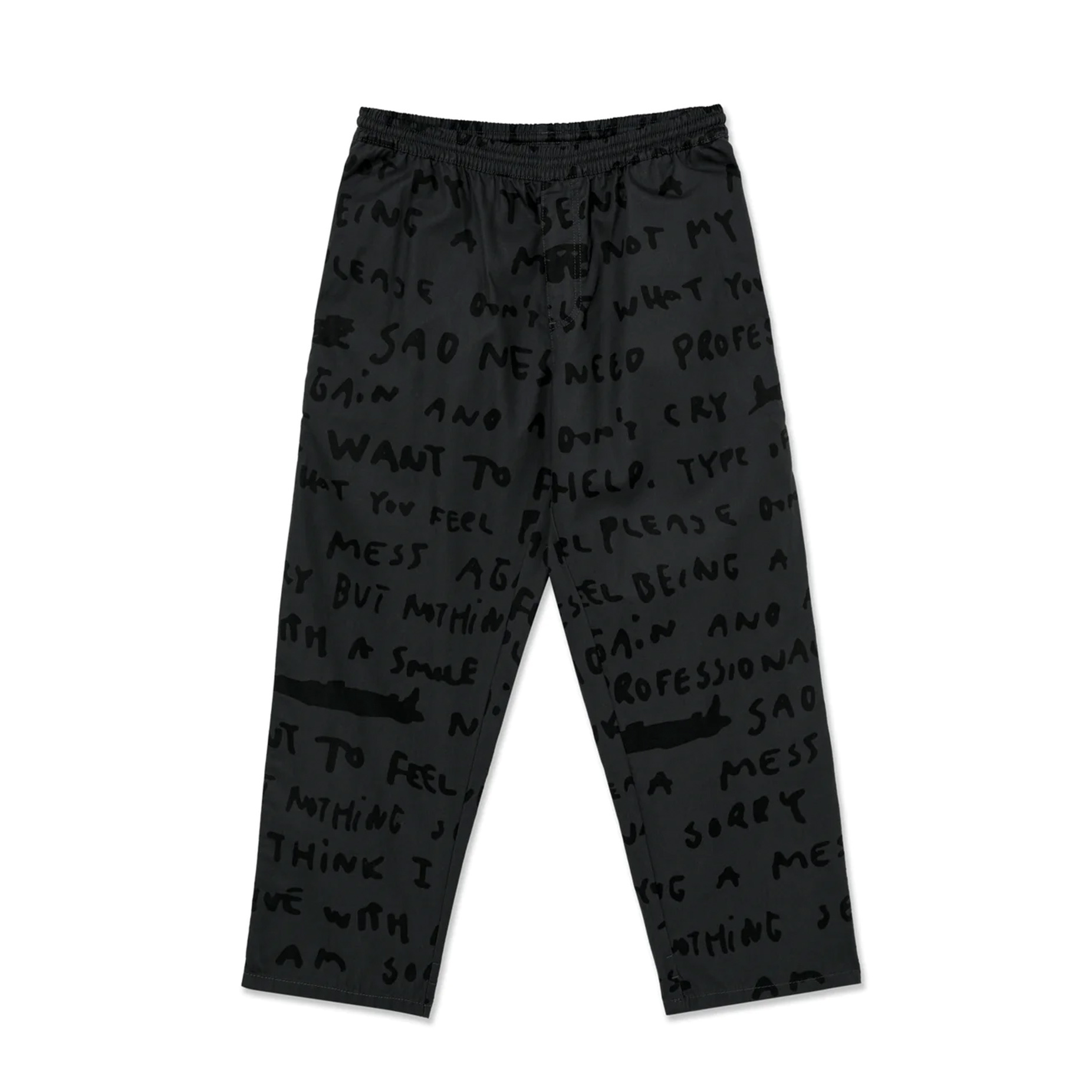 Polar Sad Notes Surf Pants - Graphite | BOARDWORLD Store
