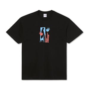 Polar Sitting Hands T-Shirt - Black