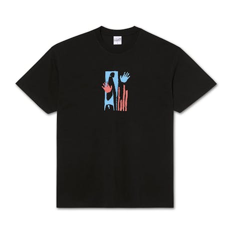 Polar Sitting Hands T-Shirt - Black