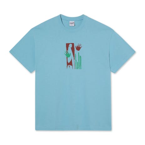 Polar Sitting Hands T-Shirt - Sky Blue