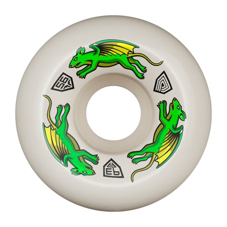 Powell-Peralta Dragon Formula 56mm Nano-Rats Skateboard Wheels - 93A