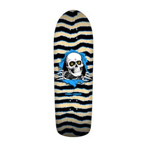 Powell-Peralta Ripper 10.0” Skateboard Deck - Natural/Blue