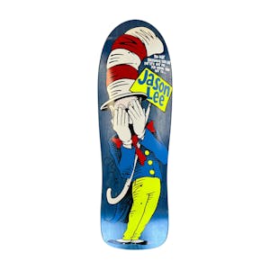 Prime Jason Lee Cat In The Hat 9.75” Skateboard Deck - Blue Stain - 34/50