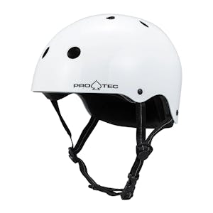 Pro-Tec Low Pro Certified Skate Helmet - Gloss White