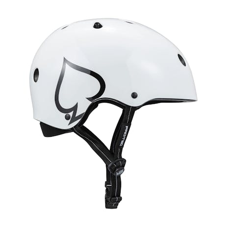 Pro-Tec Low Pro Certified Skate Helmet - Gloss White