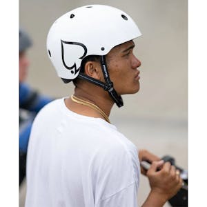 Pro-Tec Low Pro Certified Skate Helmet - Gloss White