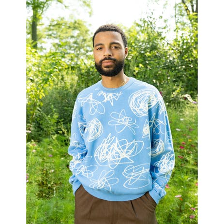 Quasi Lascaux Sweater - Vista Blue