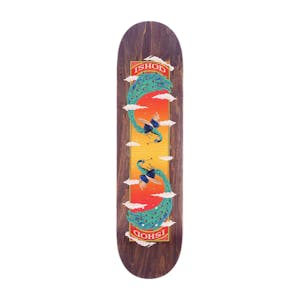 Real Ishod Feathers Twin-Tail 8.3” Skateboard Deck - Slick