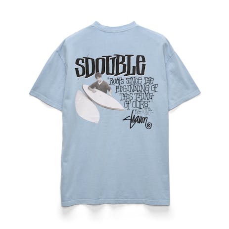 S/Double Pintails T-Shirt - Washed Blue