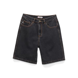 S/Double Denim Standard Short - Washed Black