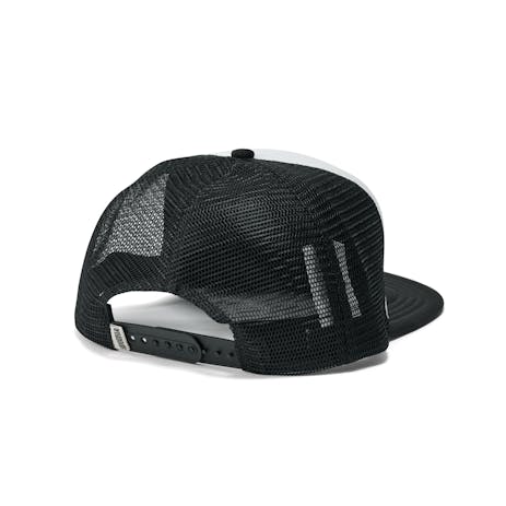 S/Double Mid Block Foam Trucker Hat - Black