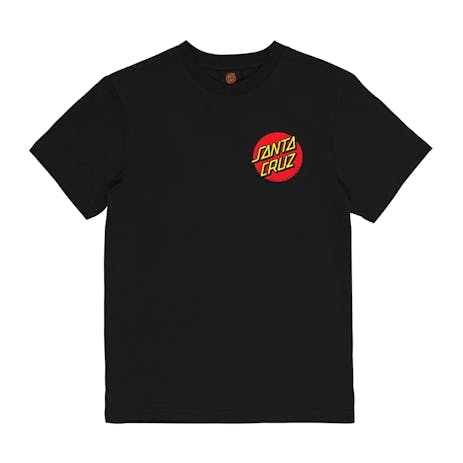 Santa Cruz Classic Dot Chest T-Shirt - Black