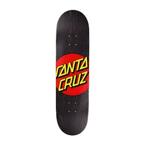 Santa Cruz Classic Dot 8.25” Skateboard Deck - Black