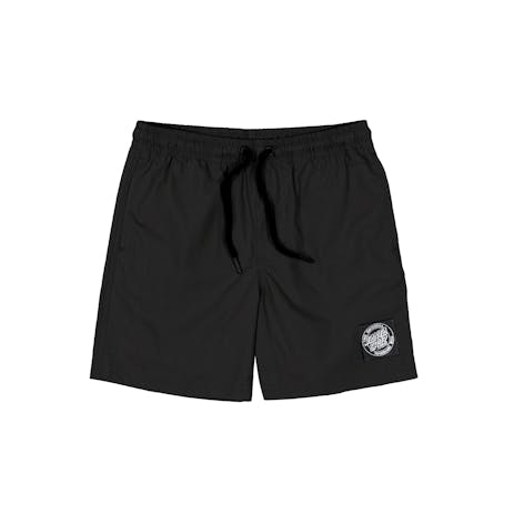 Santa Cruz MFG Cruzier Solid Youth Beach Shorts - Black