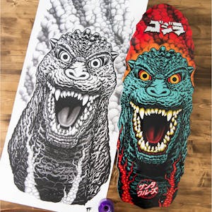 Santa Cruz x Godzilla Destroyer 11.0” Skateboard Deck