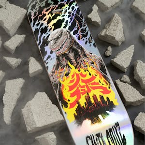 Santa Cruz x Godzilla Knox Firepit 8.5” Skateboard Deck