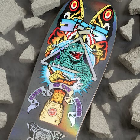 Santa Cruz x Godzilla Mothra Natas 10.54” Skateboard Deck