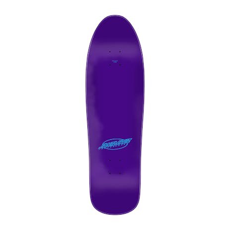 Santa Cruz Meek Pinstripe Slasher 9.23” Skateboard Deck - Purple Glitter